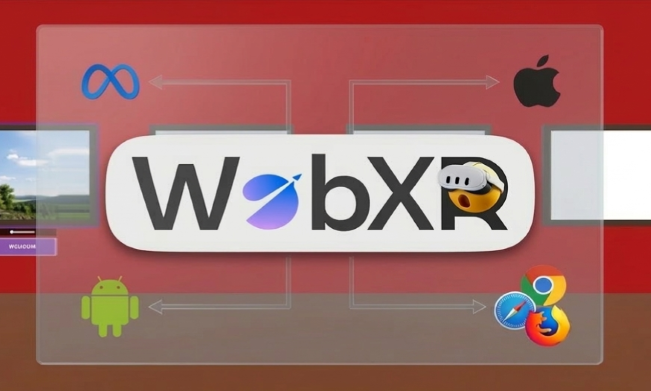 WebXR entry screen showing the Meta Quest 3 emulator with Enter XR button